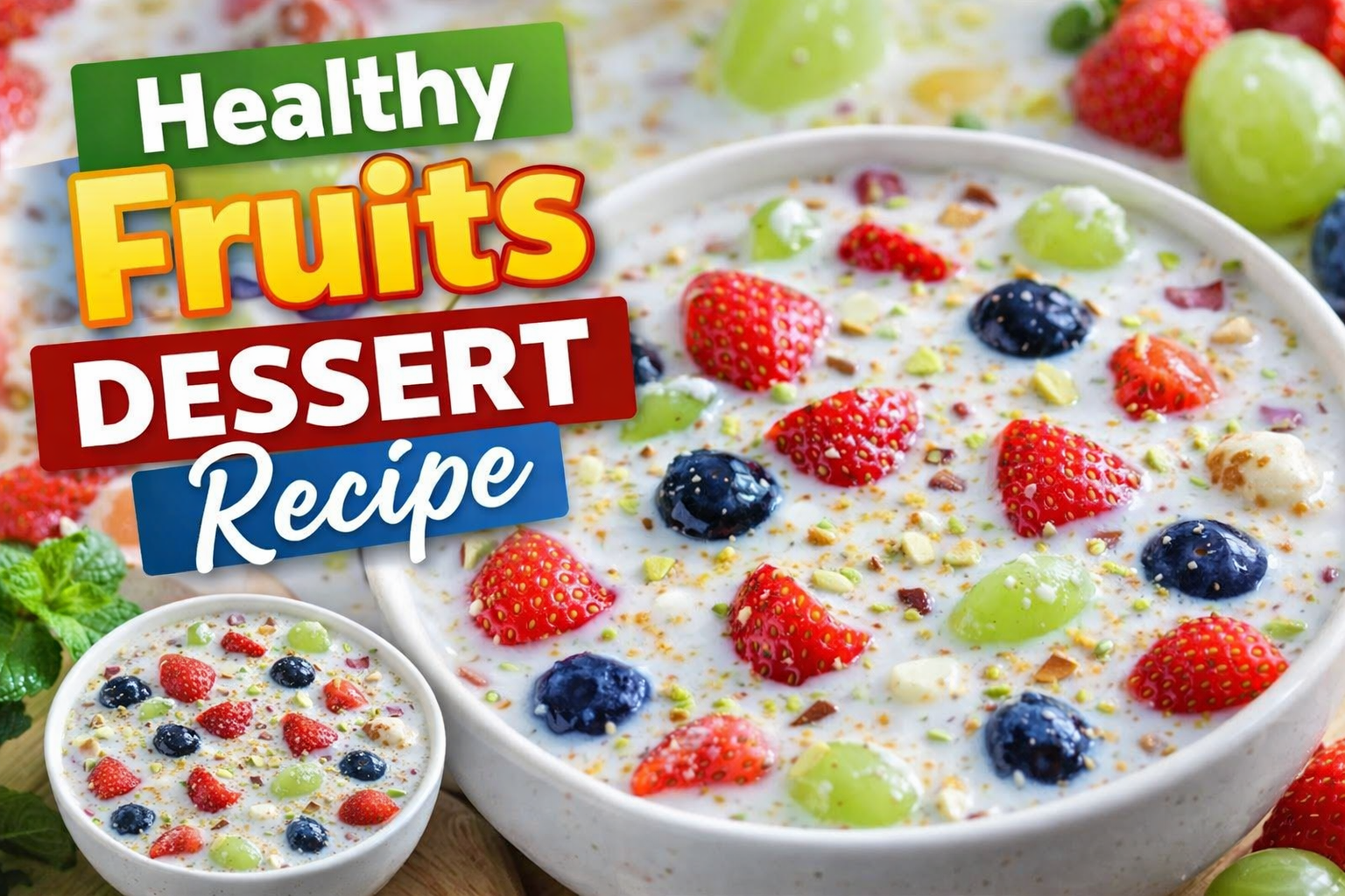 Video thumbnail for Healthy Fruits Dessert Recipe