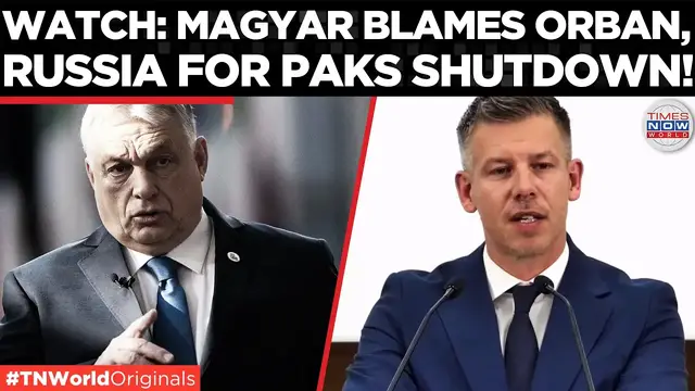 Video thumbnail for HUNGARY NUCLEAR CRISIS: Magyar Blames Orban, Russia and Record-Low Danube Water Levels