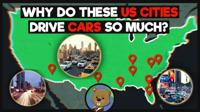 'Video thumbnail for Which US Cities Residents Drive The Most?'