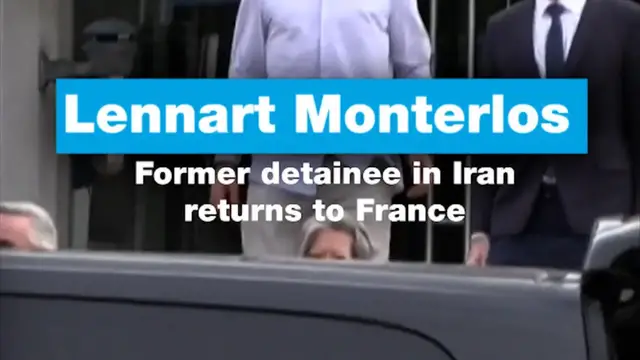 'Video thumbnail for Lennart Monterlos: Teen released from Iranian detention arrives in France'