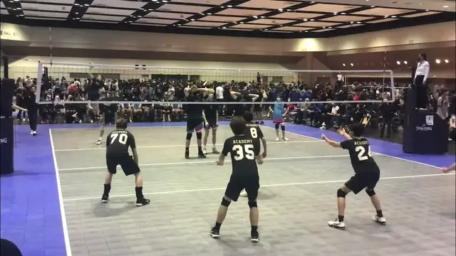 'Video thumbnail for Academy Boys Volleyball Club Volleyball Game'