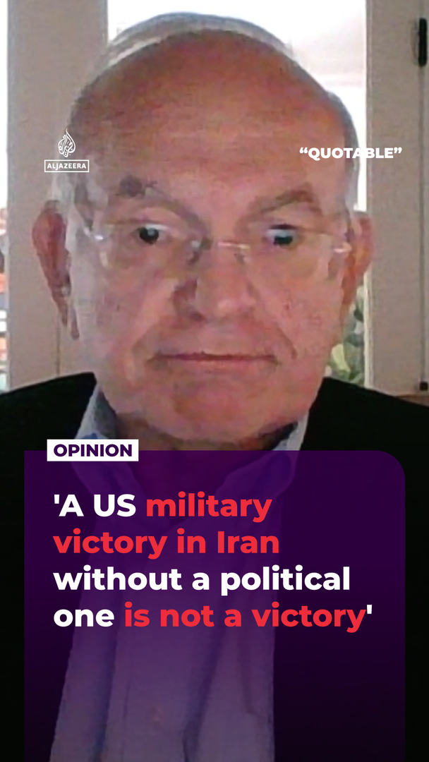 Video thumbnail for ‘A US military victory in Iran without a political one is not a victory’
