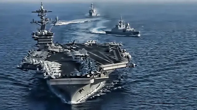 Video thumbnail for USS Theodore Roosevelt In The South China Sea (April 2018)