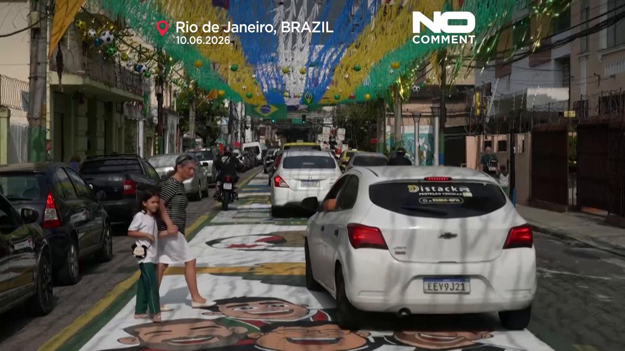 Video thumbnail for World Cup street art returns to Rio de Janeiro
