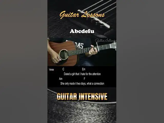 Video thumbnail for Abcdefu - Gayle | EASY Guitar Tutorial with Chords / Lyrics