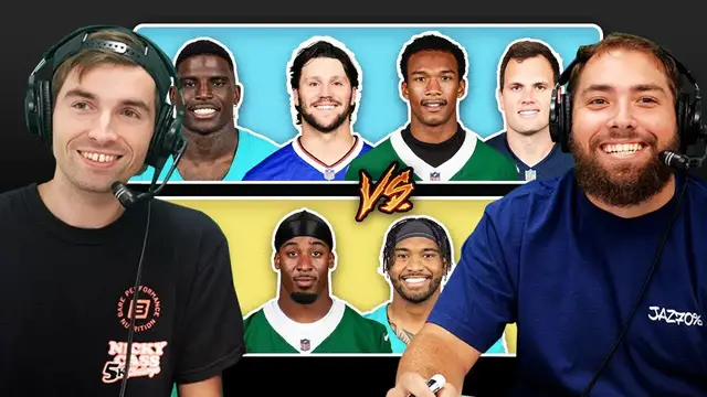 'Video thumbnail for Who can Draft a lineup with the most Fantasy Football Points? (AFC East Edition)'