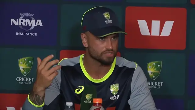 Video thumbnail for Australia in 'a good position' after day two of second Ashes Test - Weatherald