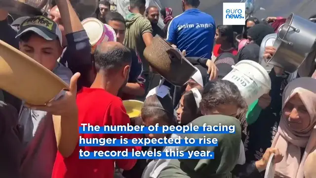 Video thumbnail for WFP welcomes €695m donation from US as it warns acute hunger to worsen in 13 hotspots