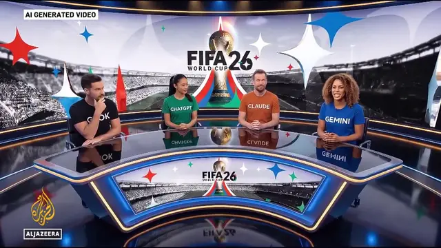 Video thumbnail for Four AI models go head-to-head on World Cup 2026 winner predictions