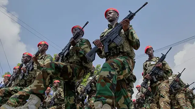 'Video thumbnail for Somalia says dozens of al shabab fighters killed in army operation'