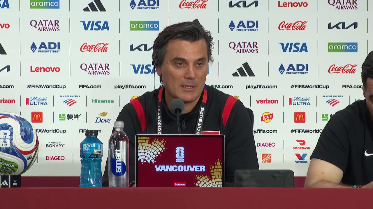 Video thumbnail for Canada: Montella addresses press conference ahead of Türkiye's World Cup opener against Australia.