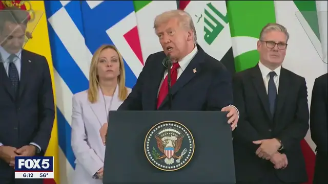 'Video thumbnail for Hostages freed as Trump brokers historic Middle East peace deal | Agreement Details'