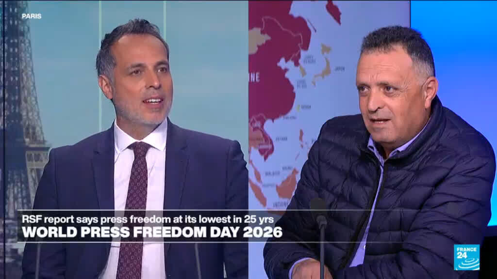 Video thumbnail for World Press Freedom Day 2026: RSF report says press freedom at its lowest in 25 years