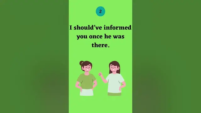 Video thumbnail for Express Regret Using I should have