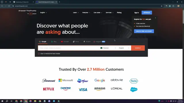 Video thumbnail for How to use Answer the public SEO Tool