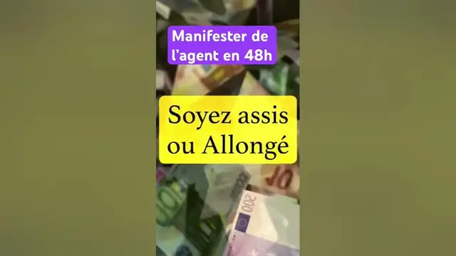 Video thumbnail for Manifester De l’argent inattendu, en 48 heures, méditation, guidée