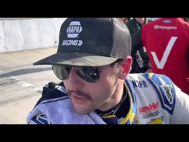 Video thumbnail for Chase Elliott Feels Fine, Happy With Top10 Finish After Being Off Pace For Most of Martinsville Race