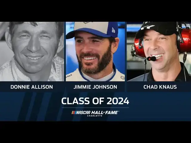 Video thumbnail for Jimmie Johnson and Chad Knaus Among the 2024 NASCAR Hall of Fame Inductees