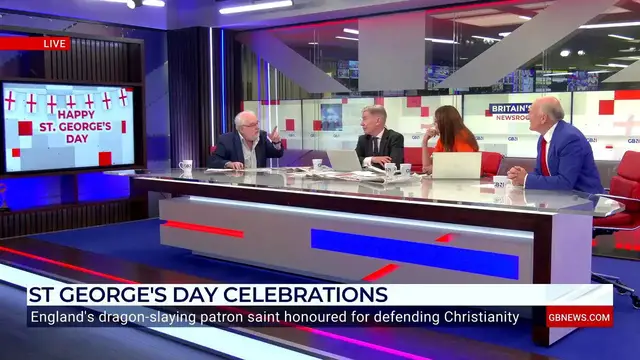 Video thumbnail for St George's Day: Mike Parry claims Britons are 'singled out' for celebrating patron saint