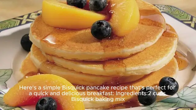 Video thumbnail for Bisquick pancake recipe