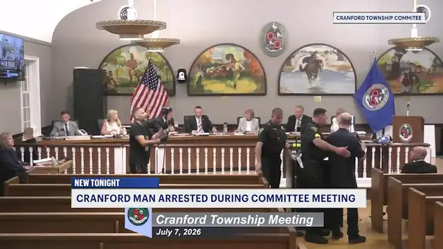Video thumbnail for ‘My name is Bong-Holeo.’ Strange cast of characters disrupts Cranford township meeting