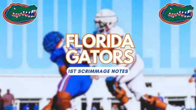 Video thumbnail for Gator Insider REACTS: Key Takeaways from Florida’s First Scrimmage!