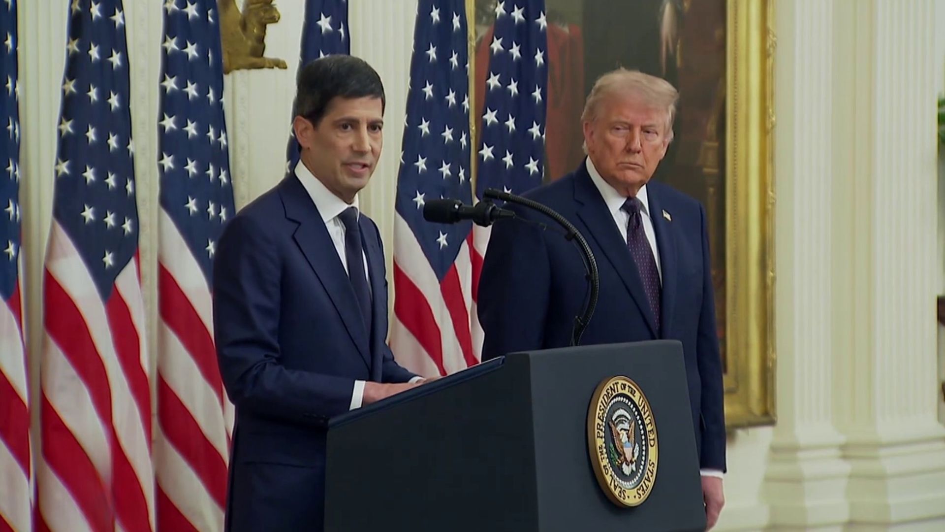 Video thumbnail for Kevin Warsh sworn in as new federal reserve chair amid political pressure