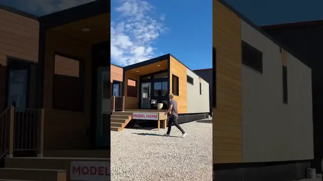 'Video thumbnail for Luxury Tiny Home Tour: Modern Design & Stunning Lake Views'