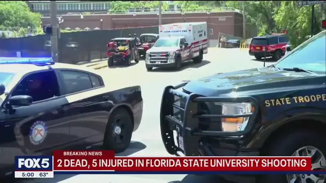 'Video thumbnail for 2 dead, 5 hurt; suspect identified as FSU student, son of Leon County deputy'