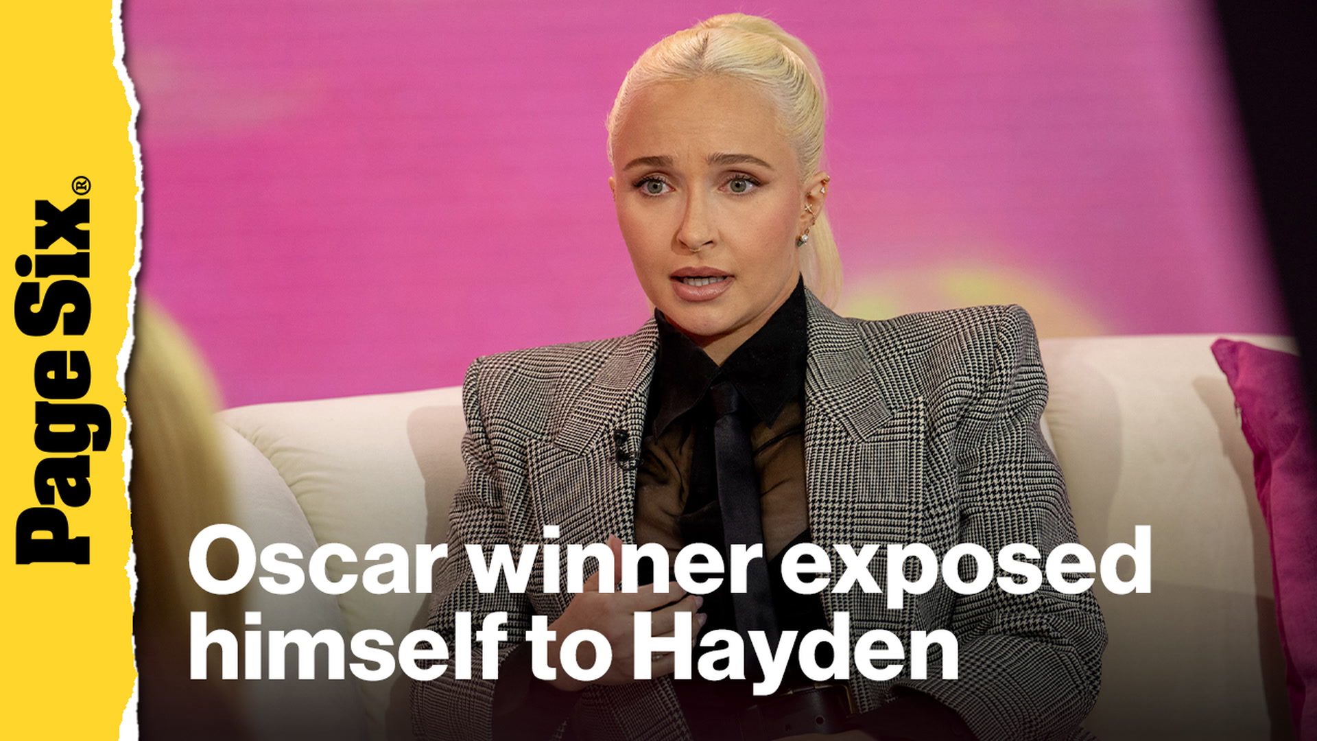 Video thumbnail for Hayden Panettiere says Oscar winner exposed himself to her at Hollywood party