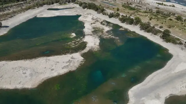 Video thumbnail for France: DRONE - France records hottest summer since 1900.