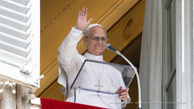 'Video thumbnail for Thousands gather at Vatican to celebrate Pope Leo XIV’s 70th birthday'