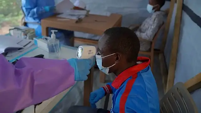 Video thumbnail for New Tumaini Ebola vaccine trial launches in Bunia as DRC struggles