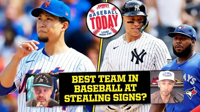'Video thumbnail for Yankees are the best team in MLB at stealing signs? | Baseball Today'