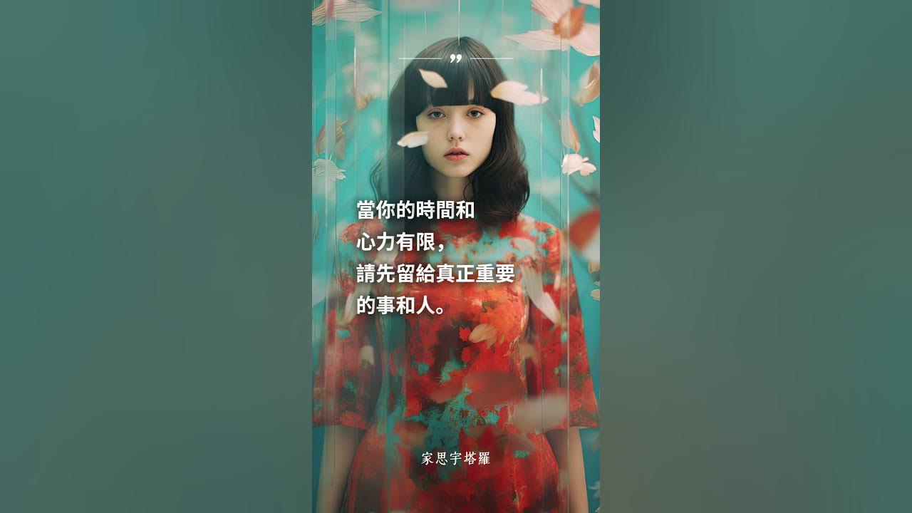 Video thumbnail for 【靈魂能量-6】#學會拒絕 #自我界線 #正能量 #家思宇塔羅 #感情 #深度自我覺察 #人生感悟