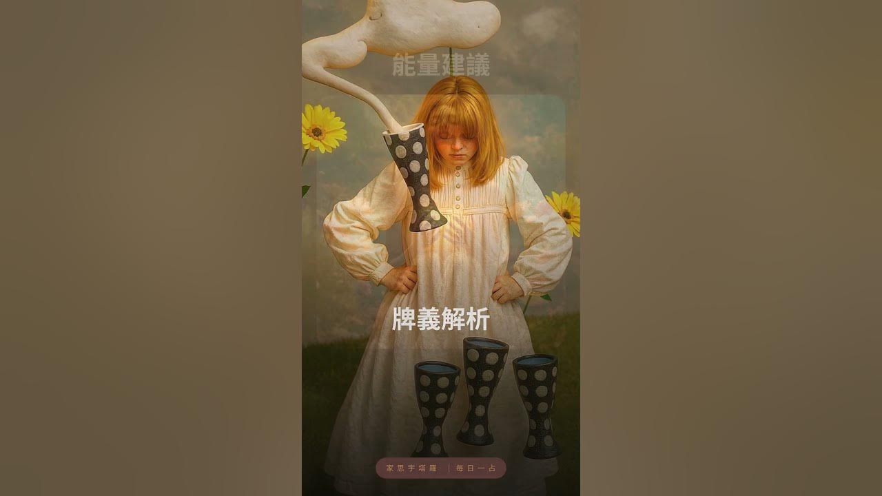 Video thumbnail for 【塔羅每日一占】情緒不是敵人，而是提醒。｜聖杯四 正位 #家思宇塔羅 #感情 #深度自我覺察 #正能量 #塔羅每日一占