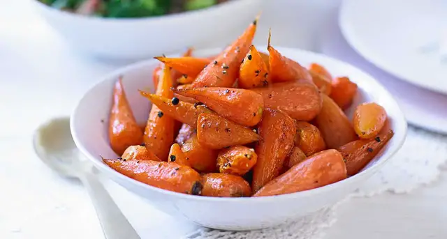 'Video thumbnail for Honey-glazed carrots'
