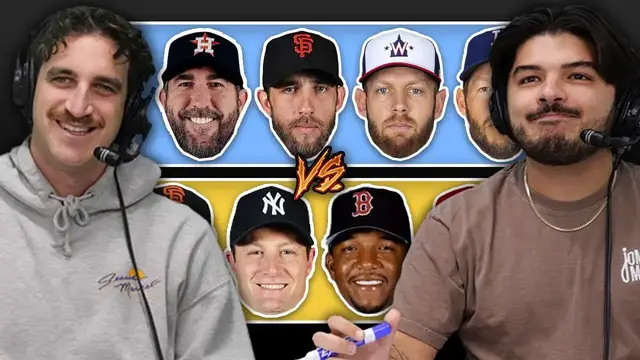 'Video thumbnail for Who can draft the most dominant postseason rotation? (Playoff Strikeout Draft)'