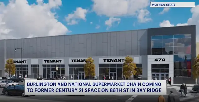 Video thumbnail for Burlington and national grocery store chain coming to former Century 21 site on 86th Street in Bay Ridge