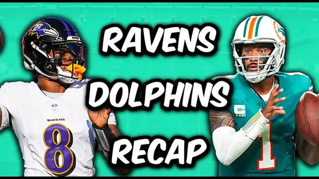 'Video thumbnail for Baltimore Ravens Vs Miami Dolphins LIVE Recap 2025-10-31 03:20'