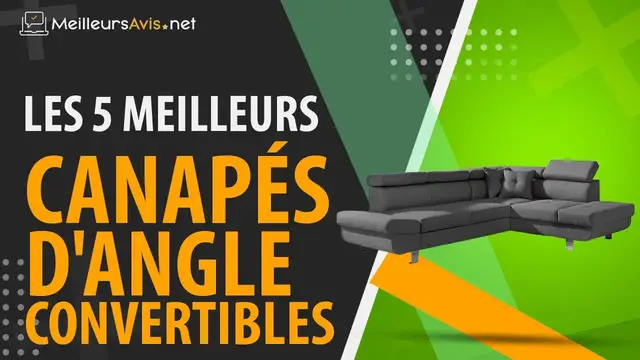 Video thumbnail for ⭐️ MEILLEUR CANAPÉ D'ANGLE CONVERTIBLE - Avis & Guide d'achat (Comparatif 2022)
