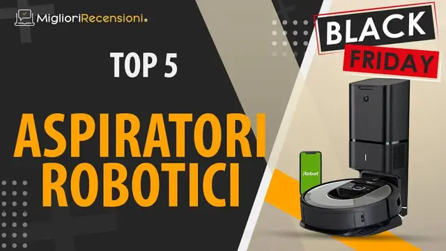 Video thumbnail for 🚩 MIGLIORE ASPIRAPOLVERE ROBOTICO - Black Friday 2021 (Confronto & Guida all'acquisto)