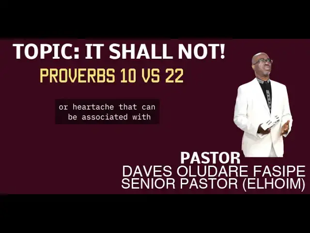 Video thumbnail for PROPHETIC DECLARATION