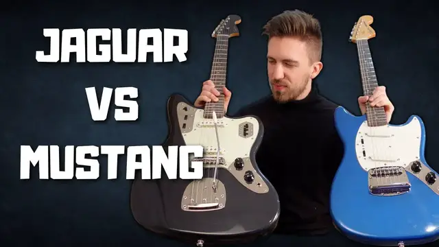 'Video thumbnail for JAGUAR vs MUSTANG - Battle Of The Squier Classic Vibe Guitars'