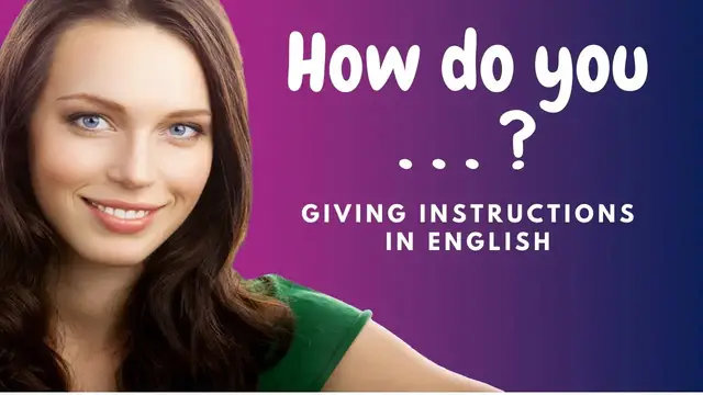 Video thumbnail for How to Learn English:  Giving Instructions in English