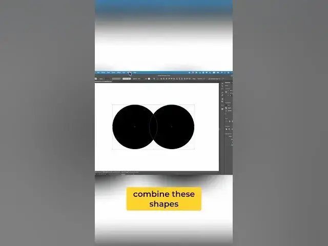 Video thumbnail for Master Adobe Illustrator: Combine Shapes Like a Pro! #shorts