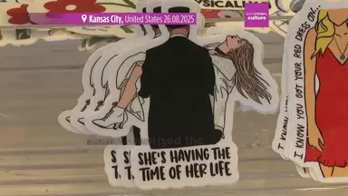 'Video thumbnail for Taylor Swift and Travis Kelce’s engagement: Reactions – including Donald Trump’s strange comment'
