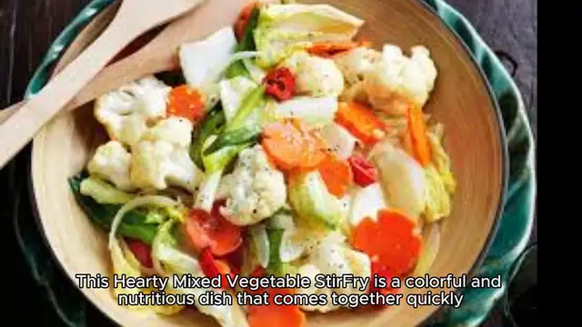 Video thumbnail for Hearty Mixed Vegetable Stir-Fry