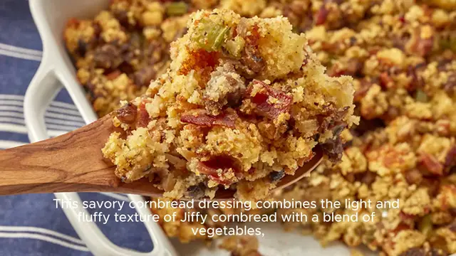 Video thumbnail for Jiffy Cornbread Dressing Recipe