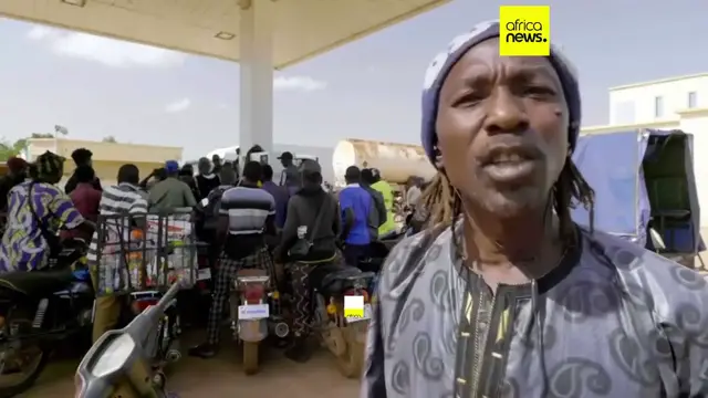 'Video thumbnail for Desperate search for fuel in Mali's capital as al-Qaida-linked group enforces blockade'